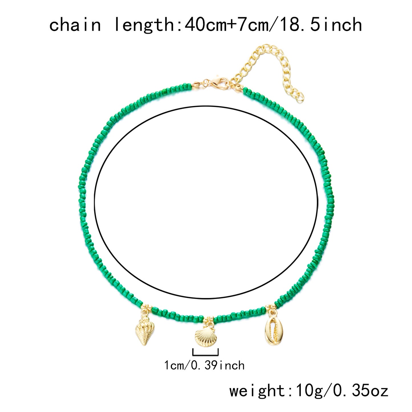 Boho Starfish Beaded Choker – Colorful Summer Necklace for Women