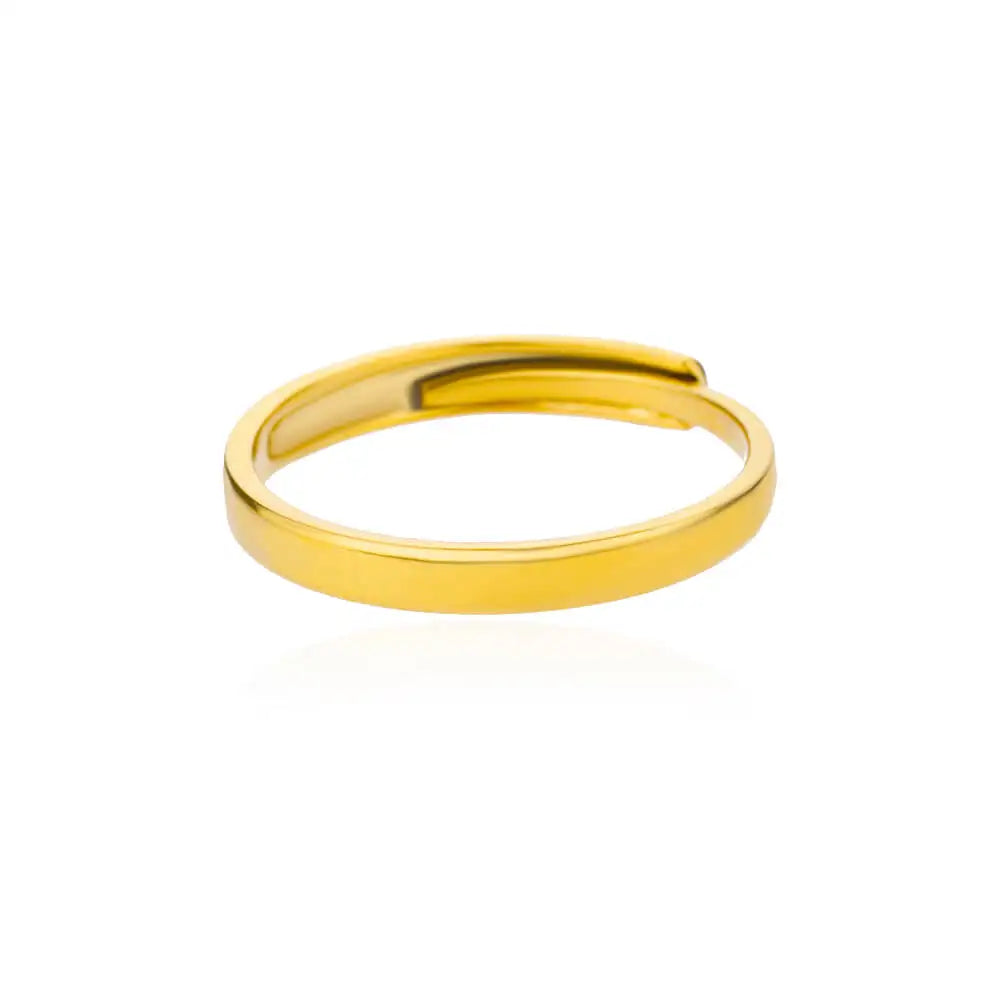 316L Gold Stainless Steel Rings – Luxury Wedding Couple Rings, Never Fade