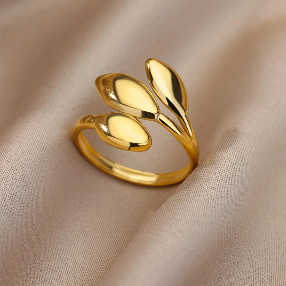 316L Gold Stainless Steel Rings – Luxury Wedding Couple Rings, Never Fade