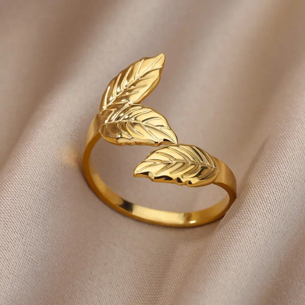 316L Gold Stainless Steel Rings – Luxury Wedding Couple Rings, Never Fade