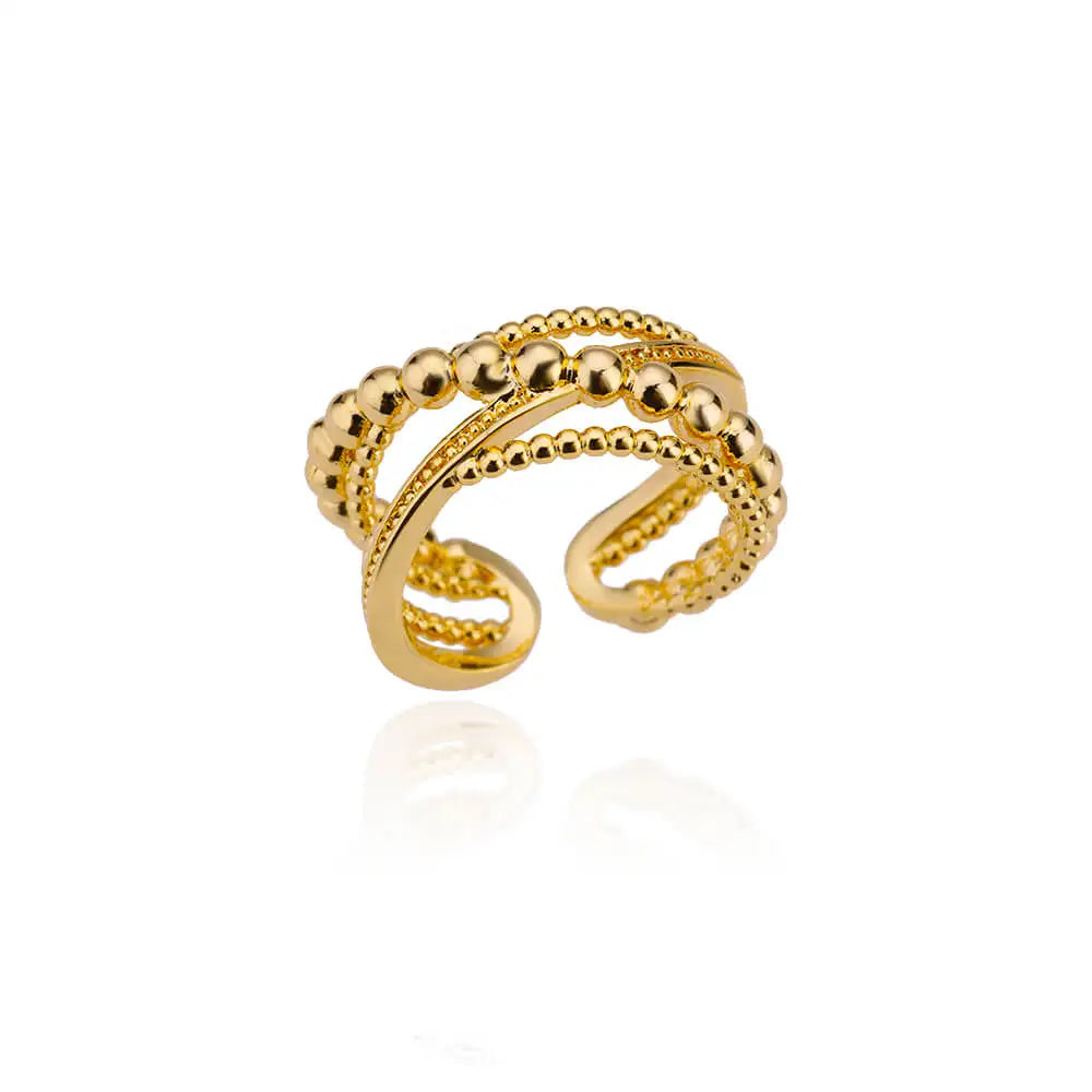 316L Gold Stainless Steel Rings – Luxury Wedding Couple Rings, Never Fade