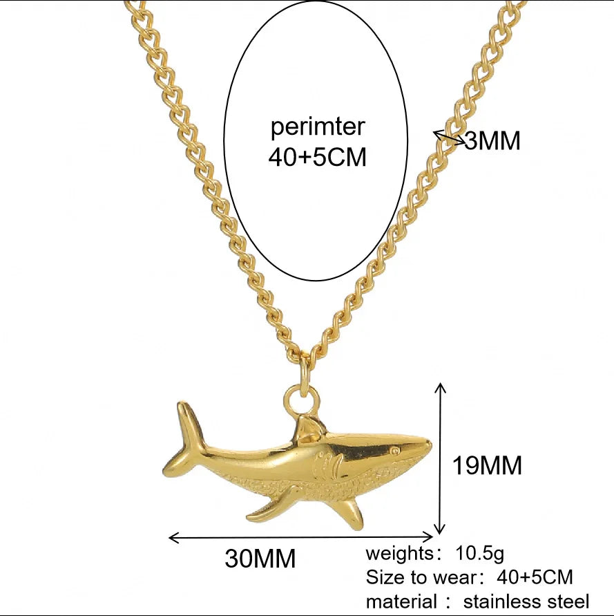 Starfish & Shell Beach Necklace – Gold/Silver Stainless Steel Choker