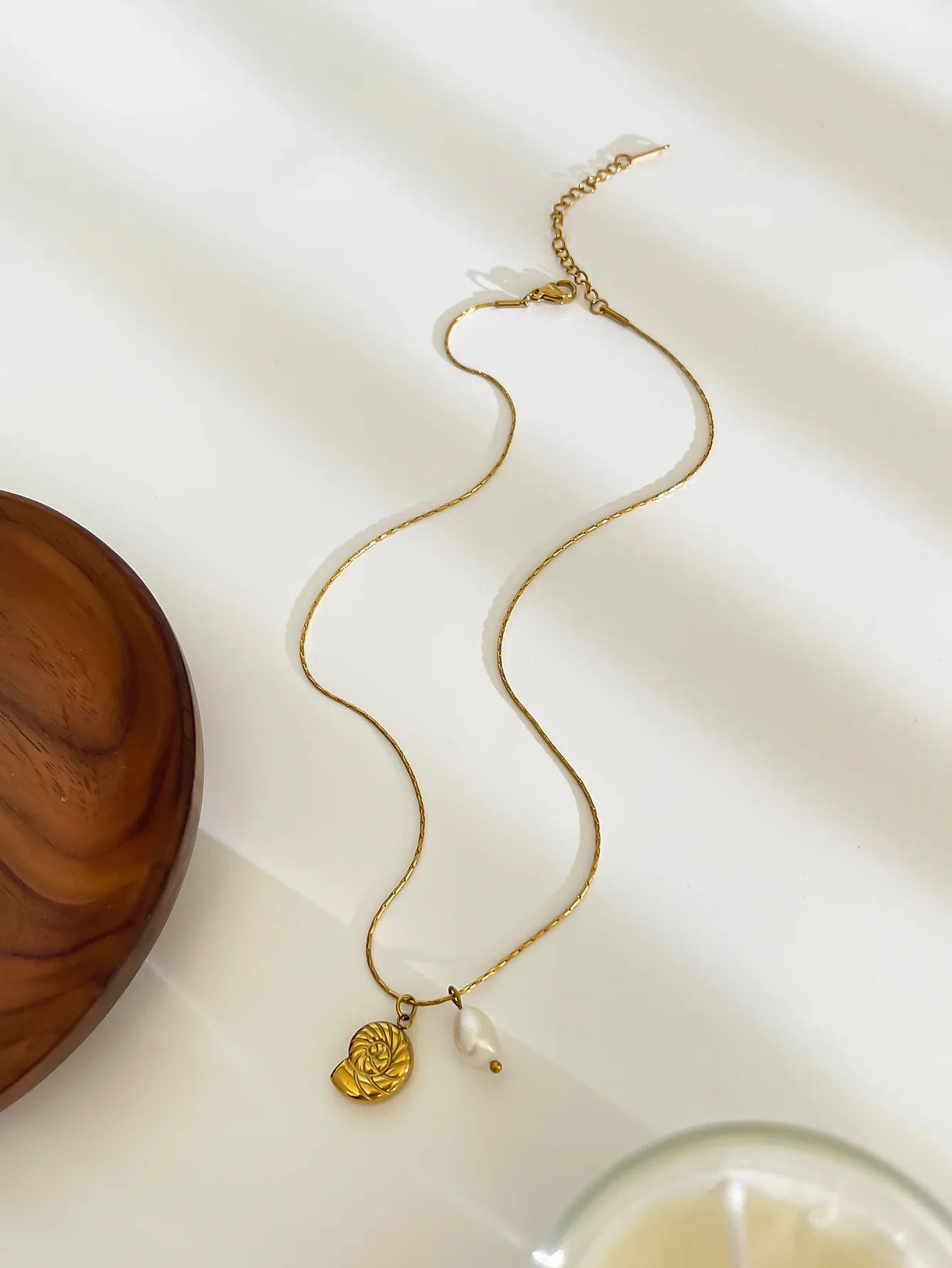 Starfish & Shell Beach Necklace – Gold/Silver Stainless Steel Choker