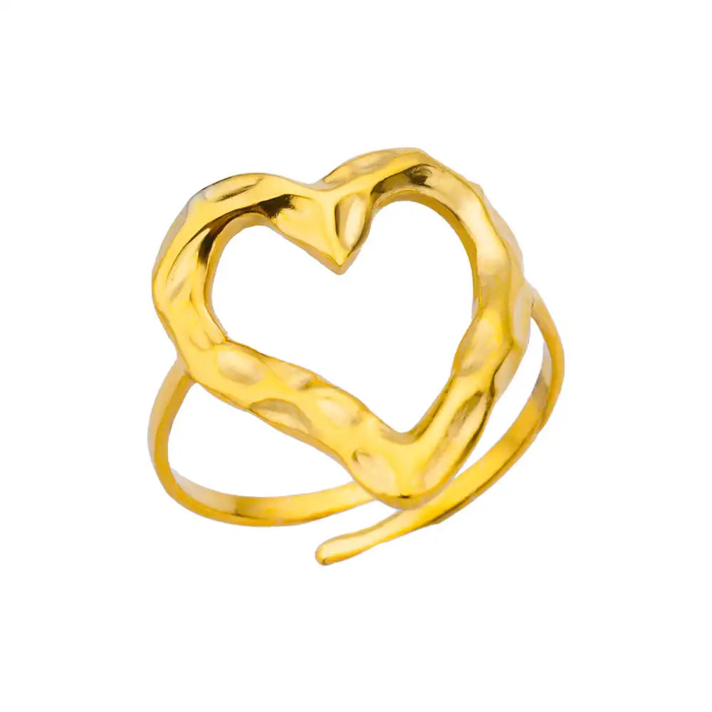 316L Gold Stainless Steel Rings – Luxury Wedding Couple Rings, Never Fade