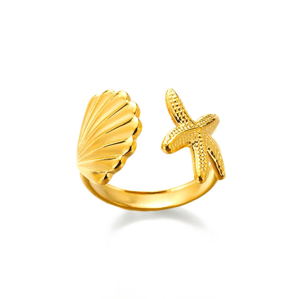316L Gold Stainless Steel Rings – Luxury Wedding Couple Rings, Never Fade