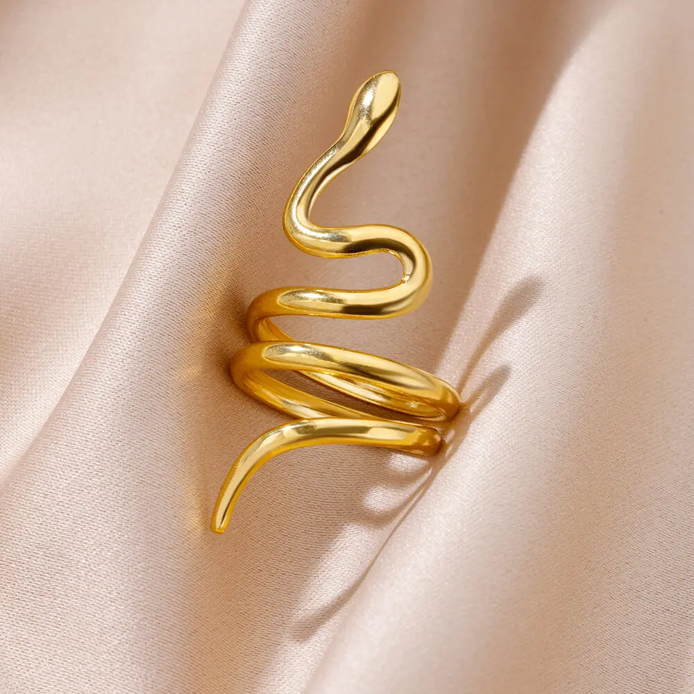 316L Gold Stainless Steel Rings – Luxury Wedding Couple Rings, Never Fade