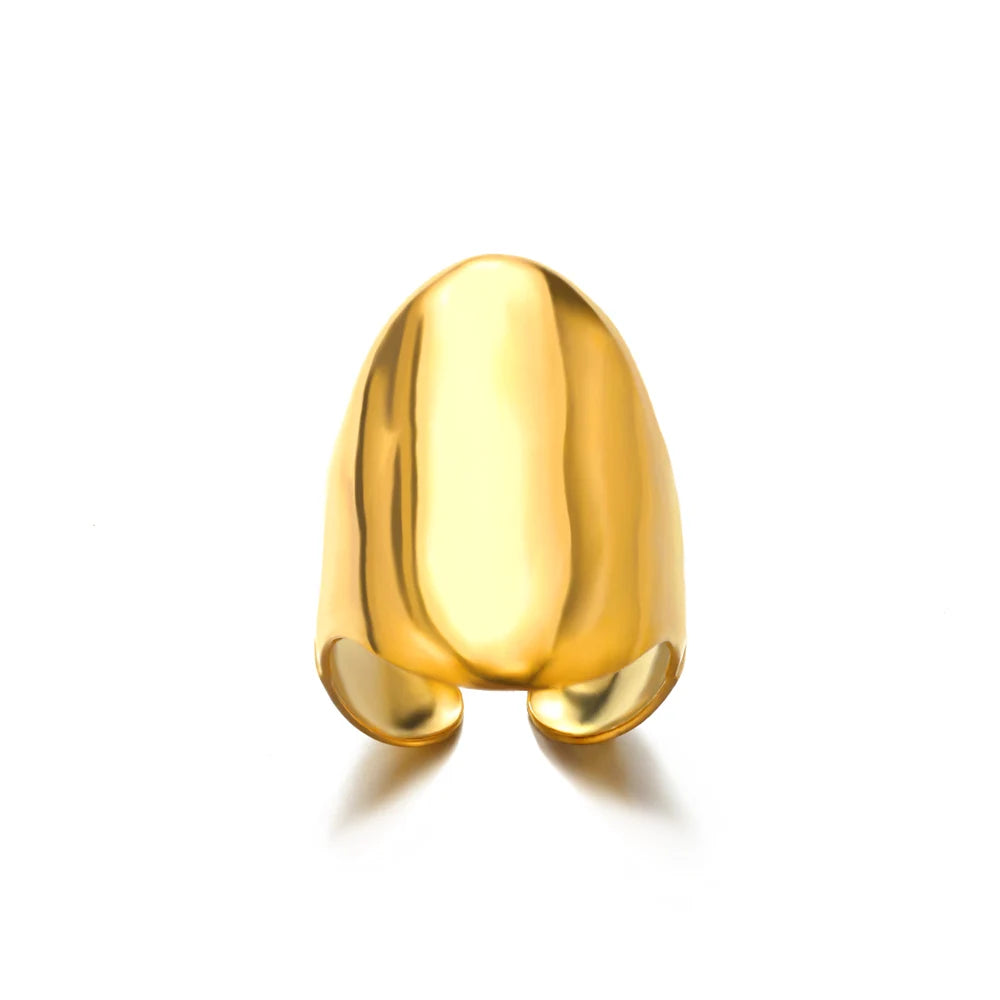 316L Gold Stainless Steel Rings – Luxury Wedding Couple Rings, Never Fade