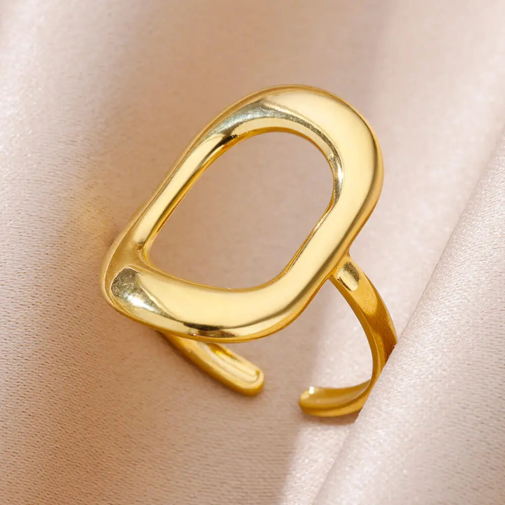316L Gold Stainless Steel Rings – Luxury Wedding Couple Rings, Never Fade