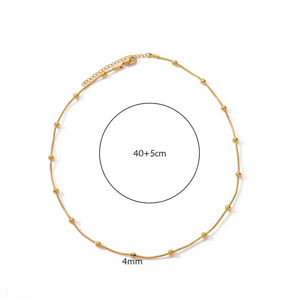 Summer Beach Starfish & Pearl Necklace – Gold Stainless Steel Pendant