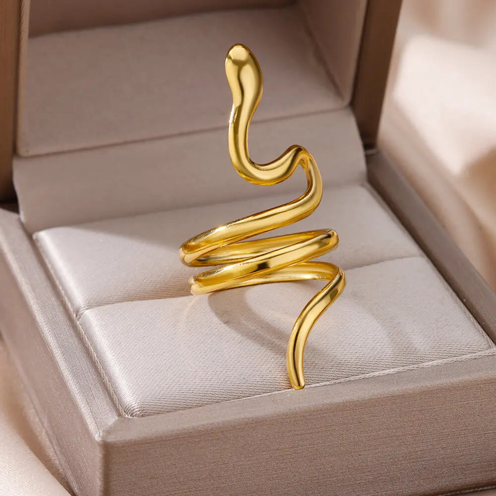 316L Gold Stainless Steel Rings – Luxury Wedding Couple Rings, Never Fade