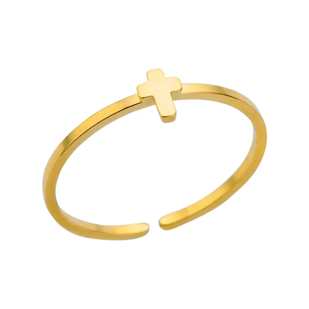 316L Gold Stainless Steel Rings – Luxury Wedding Couple Rings, Never Fade
